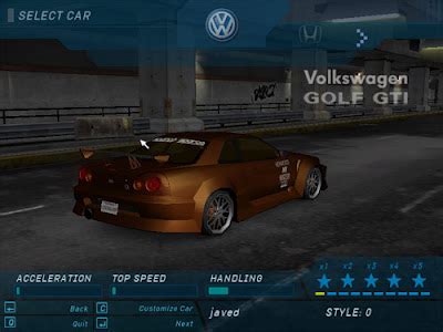 Сохранение/savegame (игра полностью пройдена на 100%). free download games: Need For Speed Underground 1 PC Game ...