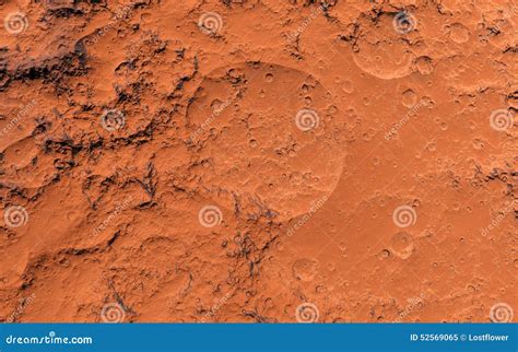 Mars Surface Stock Image Image Of Crater Ground Abstract 52569065