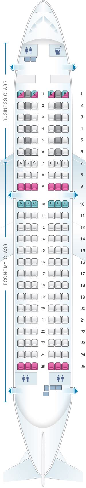 View United Airlines Airbus A319 Seating Chart  Airbus Way