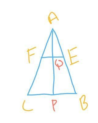 In Triangle ABC D E And F Are Midpoints Of The Sides AC AB And BC