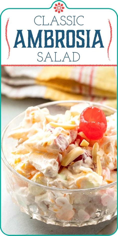 Maybe you would like to learn more about one of these? Ambrosia Salad | Recipe in 2020 | Food recipes, Ambrosia ...