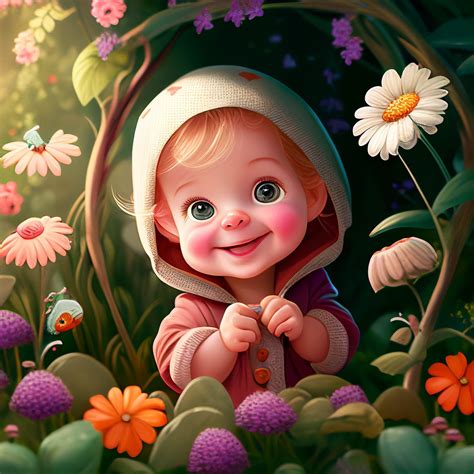 Download Ai Generated Little Girl Nature Royalty Free Stock