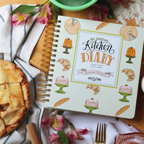 the keepsake kitchen diary in baking edition baking book baking lily and val