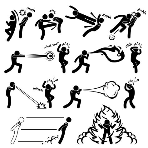 Kungfu Kung Fu Street Fighter Fighting Man Super Human Special Etsy Stick Men Drawings
