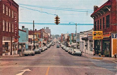 Dothan 1960 Bw Photo Vintage Postcard Street View