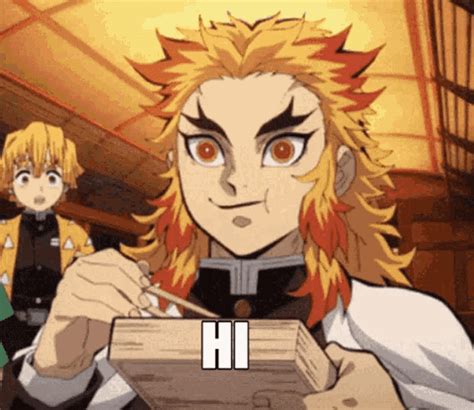 Anime Kyojuro Rengoku Gif Anime Kyojuro Rengoku Discover Share Gifs