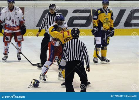 Hockey Fight Editorial Photography Image Of Graz Austria 17398917
