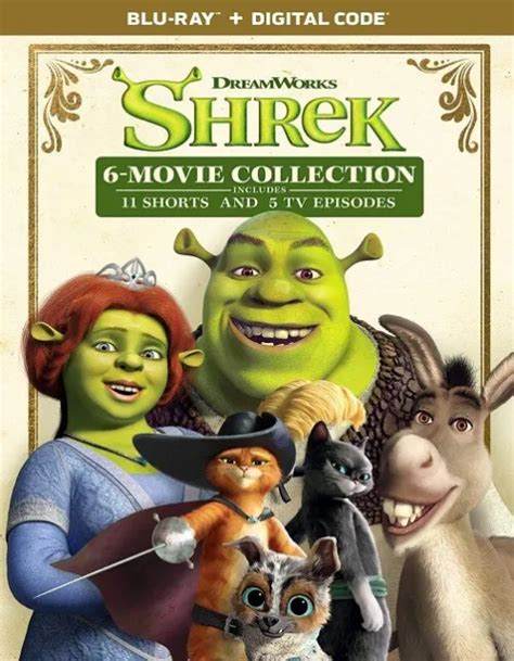 Shrek 6 Movie Collection Mike Myers Eddie Murphy New Blu Ray Box Set