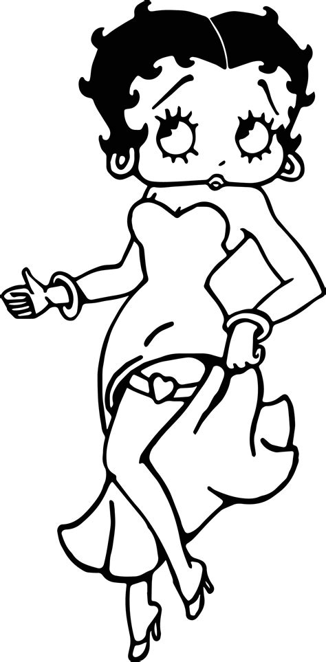 Betty Boop Coloring Pages Artofit