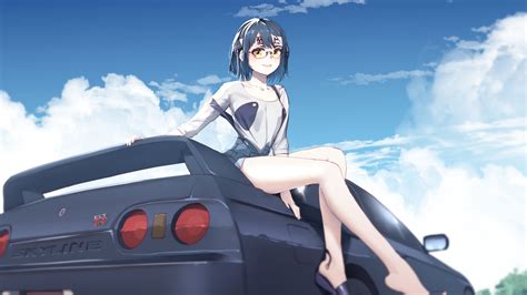free download anime girls car driving texas exusiai arknights emperor 8k [3840x2160] for your