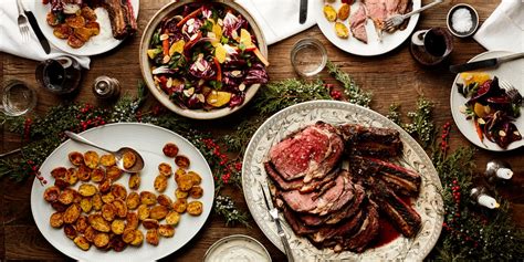 Then remove the stems from the spinach if necessary, and roughly chop the head of lettuce. Easy Christmas Dinner Menu With Beef Rib Roast | Epicurious.com
