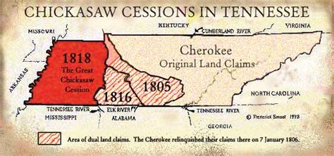 The Chickasaw And Their Cessions