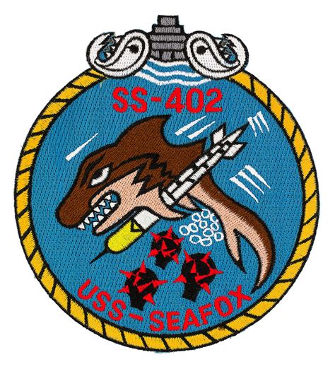 Uss Sea Fox Ss 402 Submarine Patch Flying Tigers Surplus