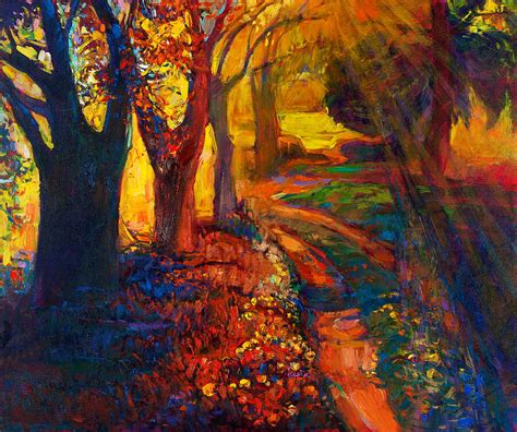 Autumn Forest By Ivailo Nikolov Painting By Boyan Dimitrov Fine Art