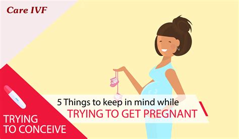 5 things to keep in mind while trying to conceive