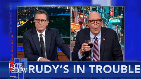 Why Is Rudy Giuliani Partying In Times Square Without Stephen Colbert Youtube