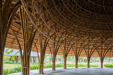 Vo Trong Nghias Bamboo Domes Peer Over Park In Ho Chi Minh