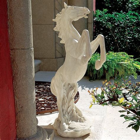 Design Toscano Majestic Mustang Horse 335 In Animal Garden Statue In