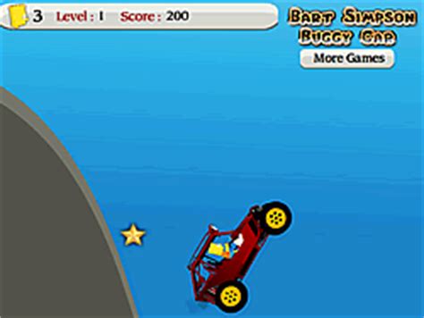 Gestión de tiempo carreras puzzle chicas acción aventura disparos match 3 coche. Juega Bart Simpson Buggy Game en línea en Y8.com