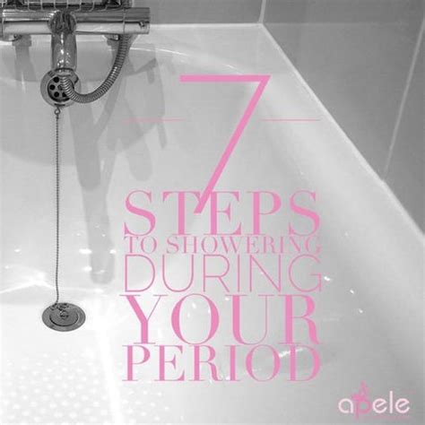 7 Steps To Showering During Your Period Apele Underwear