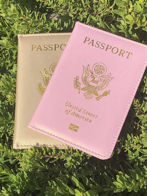 Pink Passport Cover Travel Passport Holder Pink Etsy Travel Passport Holder Passport