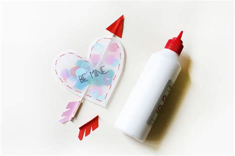 How To Make Confetti Filled Hearts For Valentines Day