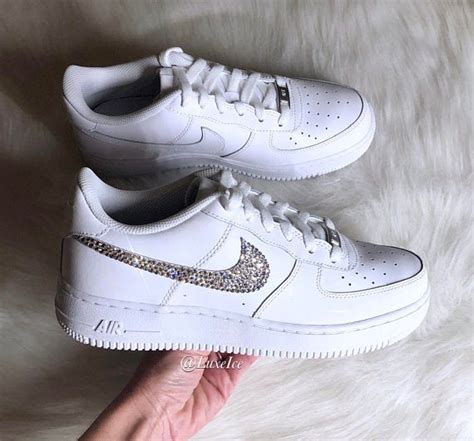 I'll name all the products i have used to make my own once you have an idea about your design and you've got all the products you need, you can get started with customizing your sneakers. Nike Air Force 1 White customized with SWAROVSKI® Xirius ...