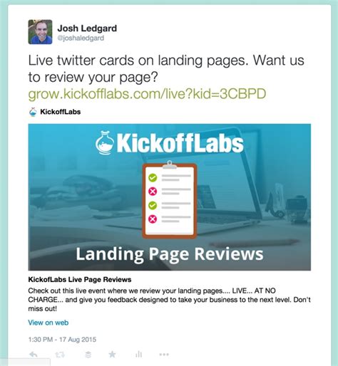 Twitter website cards are a type of twitter ad that focuses on getting visitors from twitter to your so how do you start using website cards to drive traffic? Using Twitter Image Cards - KickoffLabs Support