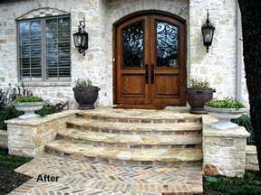 Stone Front Porch Step Ideas