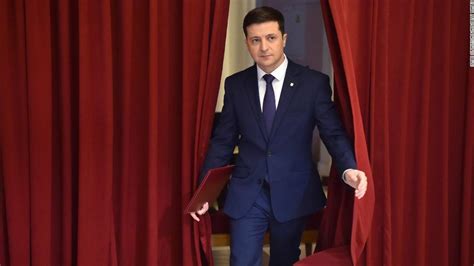 Volodymyr Zelensky Played Ukraines President On Tv Now Its A Reality Cnn