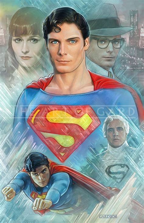 Maybe you would like to learn more about one of these? Christopher Reeve, Margot Kidder and Marlon Brando in SUPERMAN. | Superman art, Christopher ...