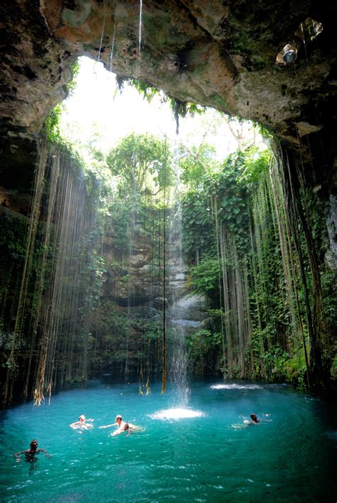 Hidden Cave Pool In Mexico Most Beautiful Places In The