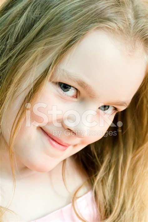 Cute Girl Seven Years Old Stock Photo Royalty Free Freeimages