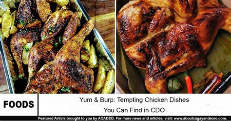 Yum And Burp Tempting Chicken Dishes You Can Find In Cdo
