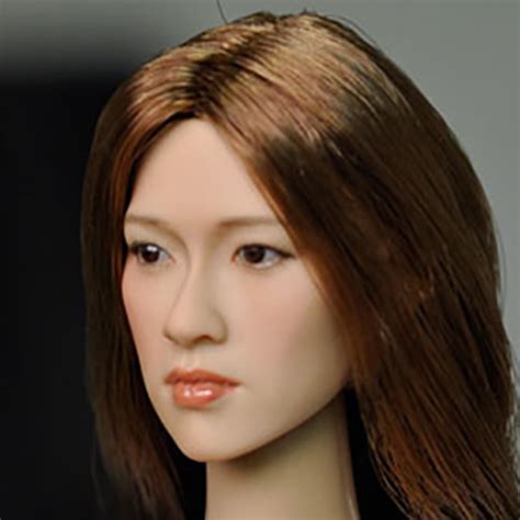 Custom 1 6 Scale Head Sculpt Carving Female Hair KUMIK 13 36 Fit 12
