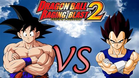 Dragon Ball Z Raging Blast 2 Goku Vs Vegeta Gameplay Lets Play Xbox