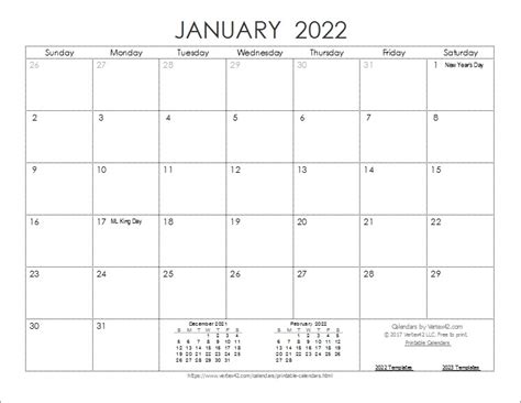 free download printable calendar 2022 in one page clean printable 2021 and 2022 monthly