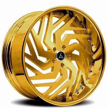 Cicero Artis Rims Forged Wheels Staggered Rose