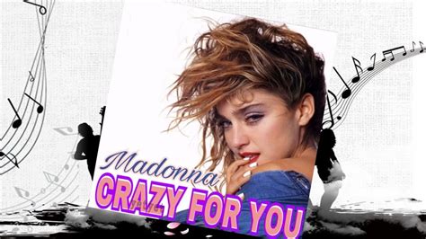 Madonna Crazy For You Youtube