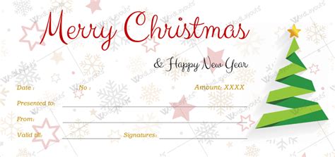 If you don't see a certificate design or category that you want, please take a moment to let us know what you are looking for. Christmas Gift Certificate Template 39 - Word Layouts