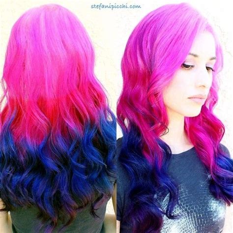 Add the color activator to each bottle and place the lids on the bottles, shaking each one gently to combine. Pink and blue hair! | Crayola Magic | Pinterest liked on ...
