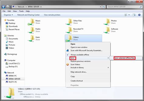 How To Manually Sync Your Offline Files In Windows 7 ~ Windows 7 Support