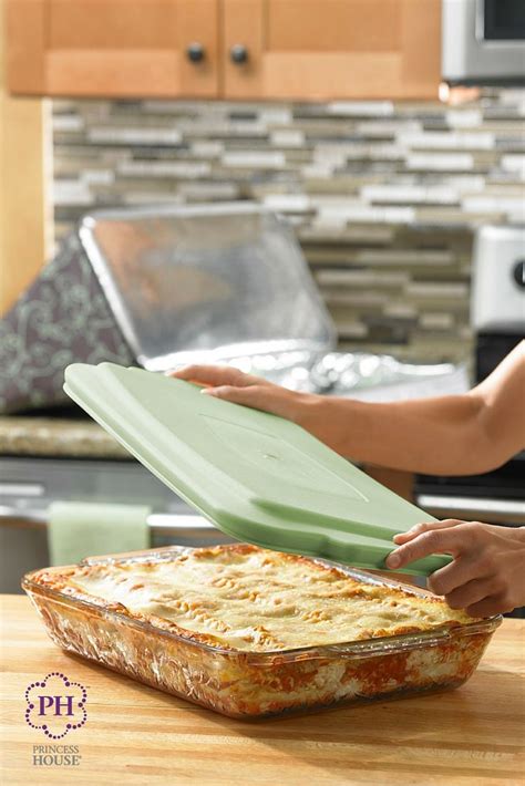 The Extra Large Fantasia® Bake Serve And Store 5 Qt Lasagna Dish Is Worthy Of Your Best Lasagna