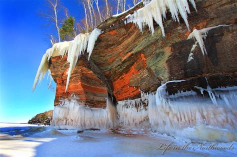 Ice Caves Along The Apostle Islands National Lakeshore Near Bayfield Wisconsin Apostle