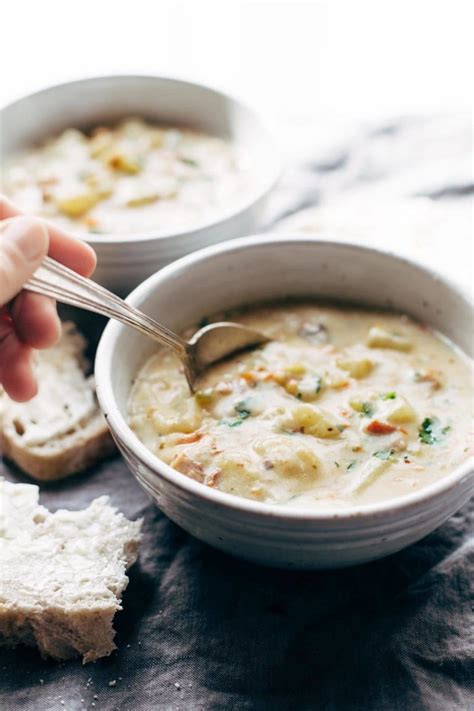 Basic Awesome Creamy Potato Soup Recipe Pinch Of Yum