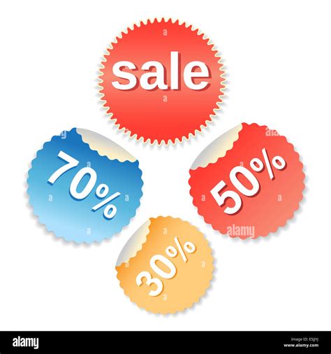 Vector Special Offer Labels Set Stock Photo Alamy