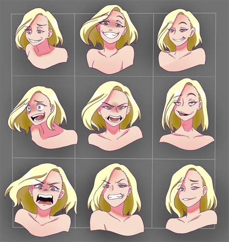 Face Expression Drawing Face Expressions Facial Expressions Drawing Anime Faces Expressions