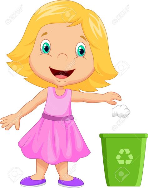 22 Awesome Throwing Something In The Trash Images Cartoon Boy School