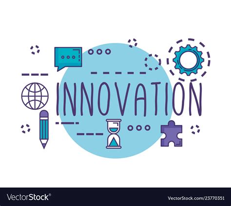 Set Of Technological Innovation Icons Royalty Free Vector