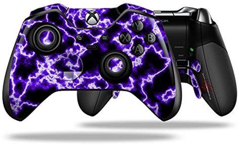 Electrify Purple Decal Style Skin Fits Microsoft Xbox One Elite